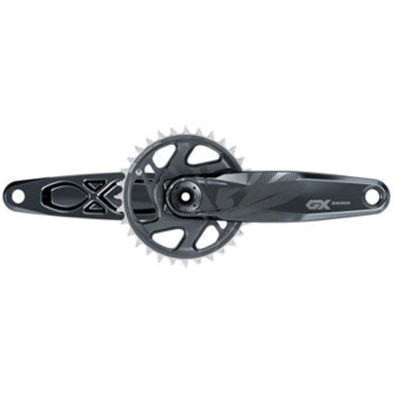 SRAM GX Eagle Boost Crankset – 165mm, 12-Speed, 32t, Direct Mount, DUB Spindle Interface, Lunar, 52mm Chainline