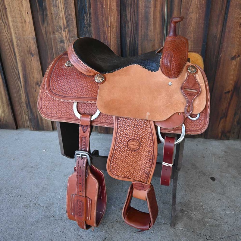 15″ JEFF SMITH ROPING SADDLE