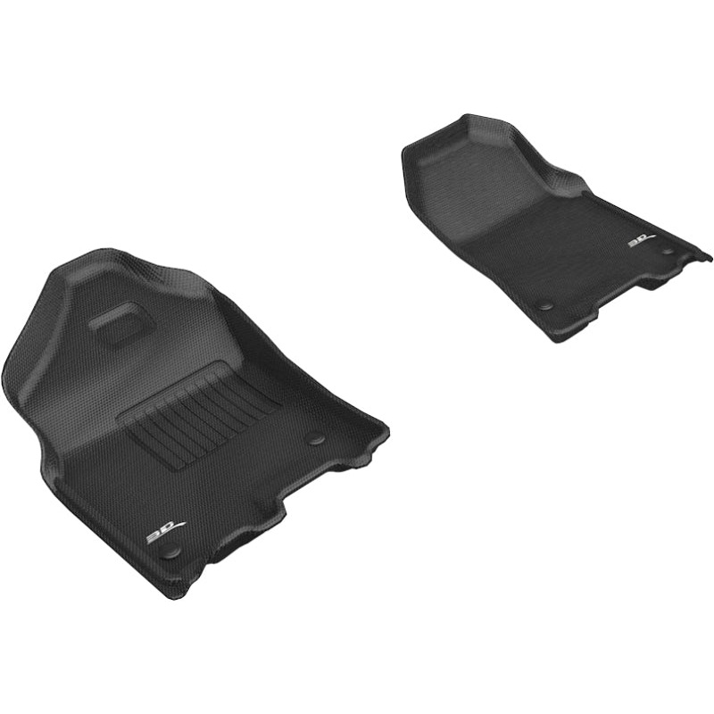 3D MAXpider 2019-2020 Dodge Ram 1500 Crew Cab/Quad Cab Kagu 1st Row Floormat – Black