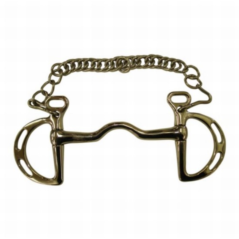 Bit kimblewick slotted low port