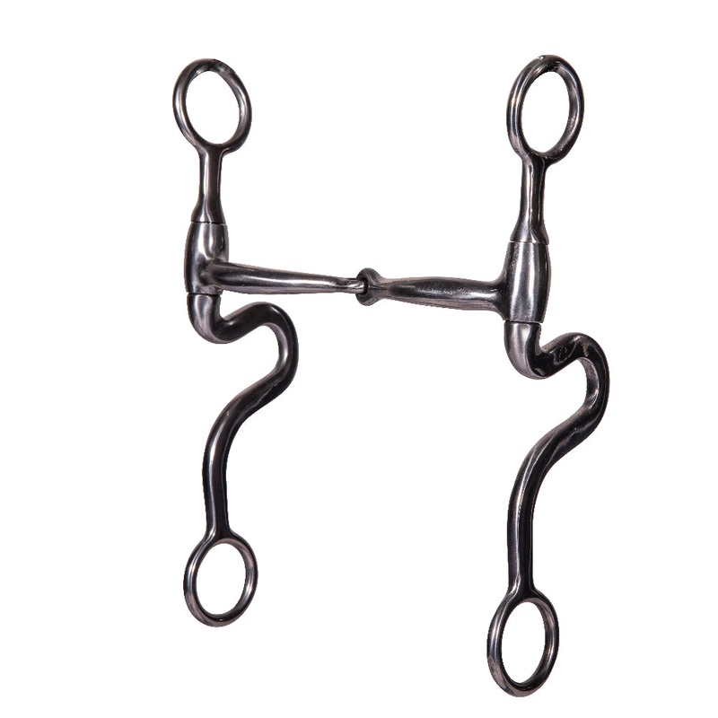 Professional’s Choice Swept Back Seven Shank Smooth Snaffle Bit