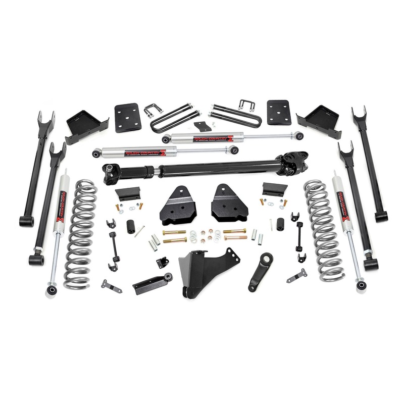 Rough Country | 6 Inch Lift Kit | 4-Link | OVLD | M1 | Ford F-250/F-350 Super Duty 4WD (17-22) | 56041