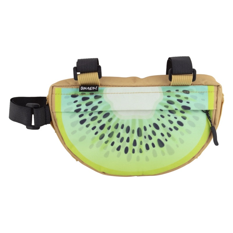Snack! Kiwi Frame Bag Velcro Straps 8x5x1.5` 60 c.i. Kiwi Green