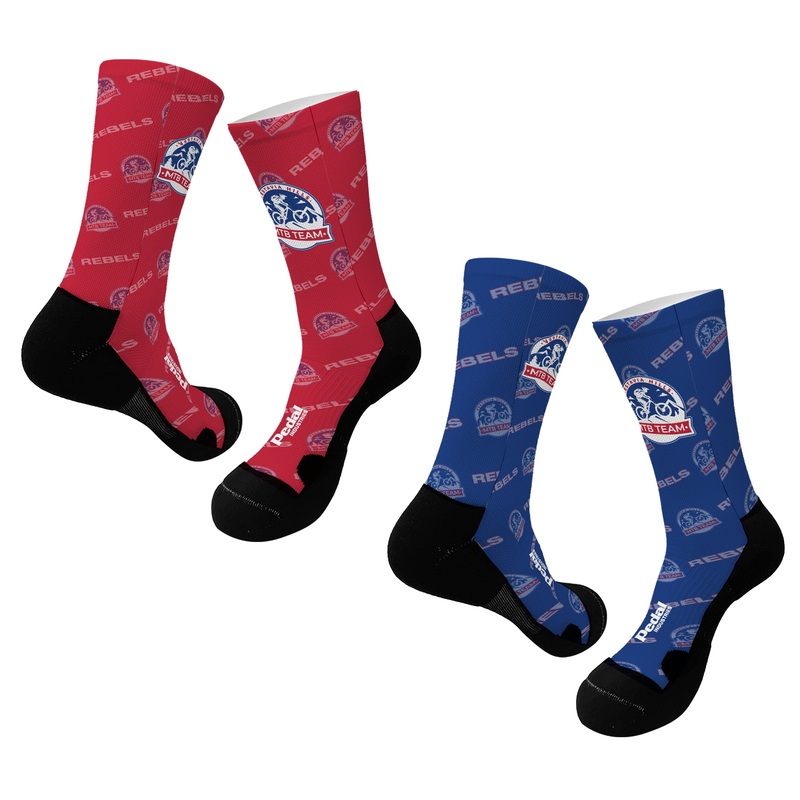 Vestavia Hills MTB 2025 SUBLIMATED SOCK (2 Color Variants) Red