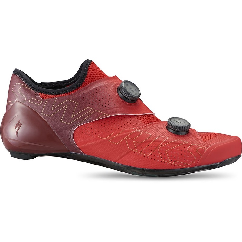 2023 Specialized Sw Ares Rd Shoe Flored/Mrn 40 Flo Red/Maroon Shoe