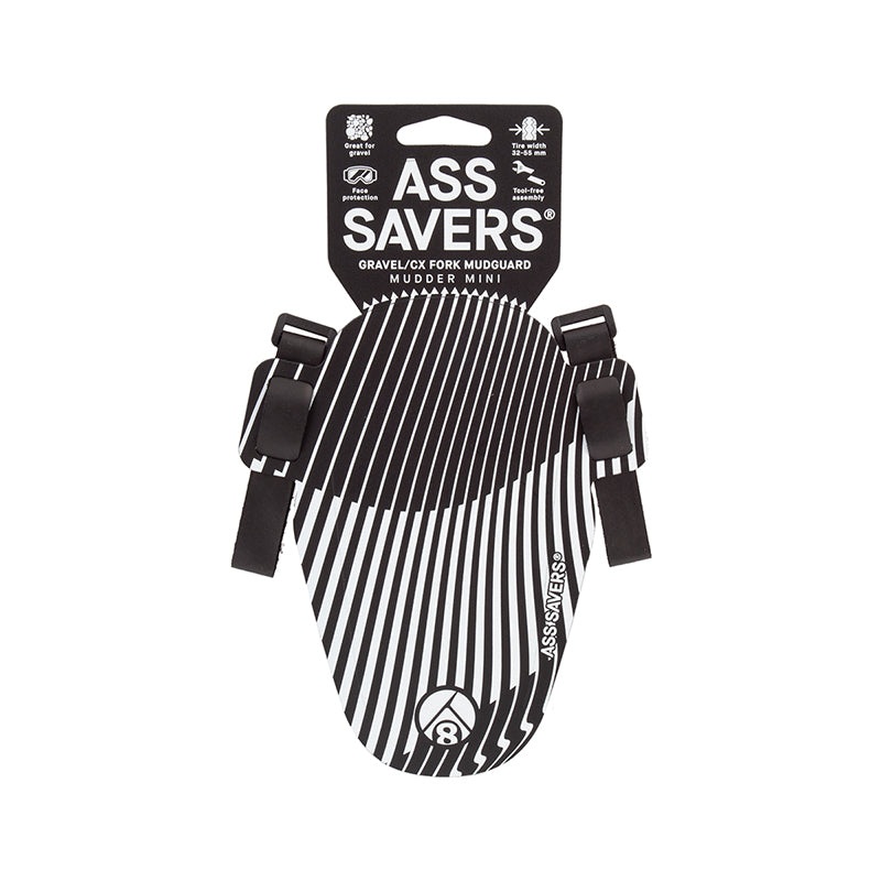 Speed Ass Savers Front Fender Mini Front 170mm x 90mm Polypropylene Black 21g
