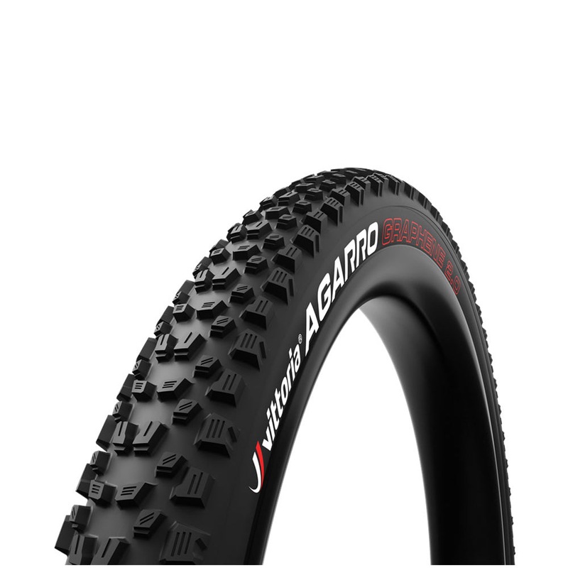 Vittoria Agarro Tyre – 27.5 Inch – 2.35 Inch – Yes – Graphene 2.0 – 4C – TNT – 120 TPI Nylon – Soft – Medium Duty Protection – Folding – Black