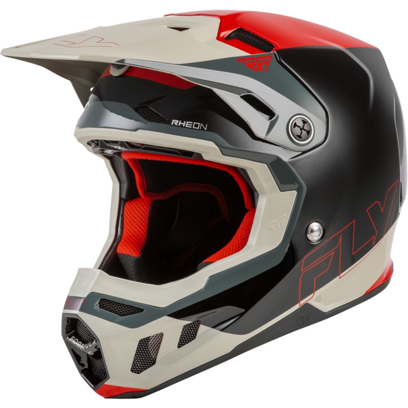 Youth Formula Cc Glide Helmet Black/Red/Grey Yl