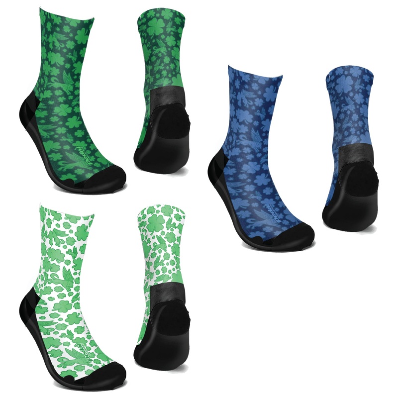 Lucky Pedal SUBLIMATED SOCK ISD (3 Color Variants) GREEN