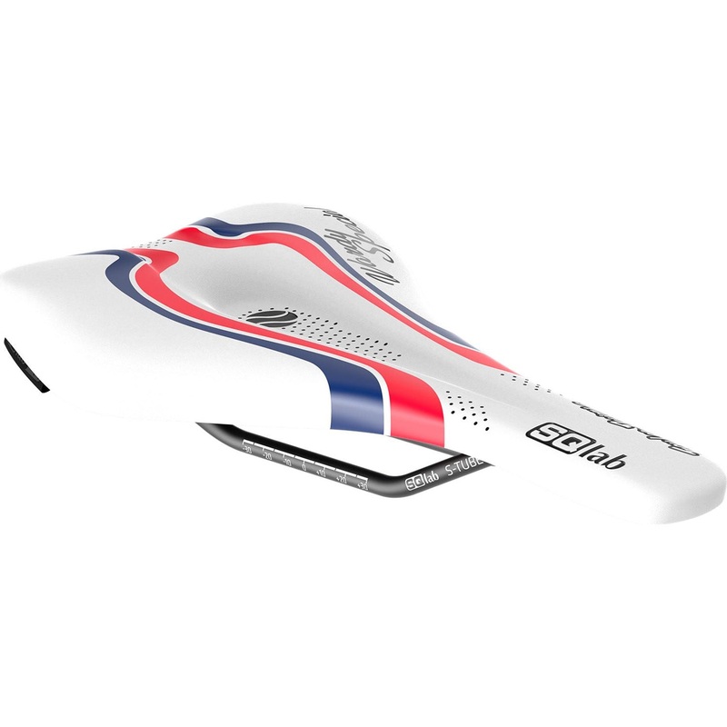 SQLab 612 Ergowave Active Wardy 2.1 Ltd. Saddle – Light Metal Alloy – 130mm – White