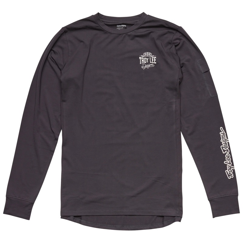 Troy Lee Designs Ruckus Long Sleeve Ride Tee, Sale Bolts Carbon