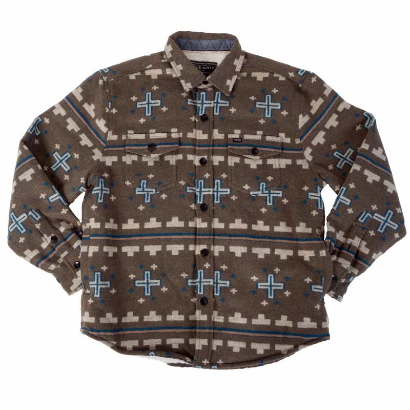 True Grit Vintage Summit Cross Shirt Jacket – FINAL SALE Vintage Brown