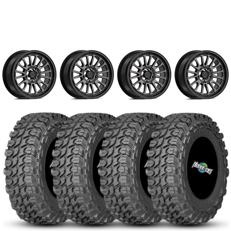 Valor V14 15×7 Dark Tint 5+2 5/4.5 on Gladiator X Comp 10 Ply 35×10-15