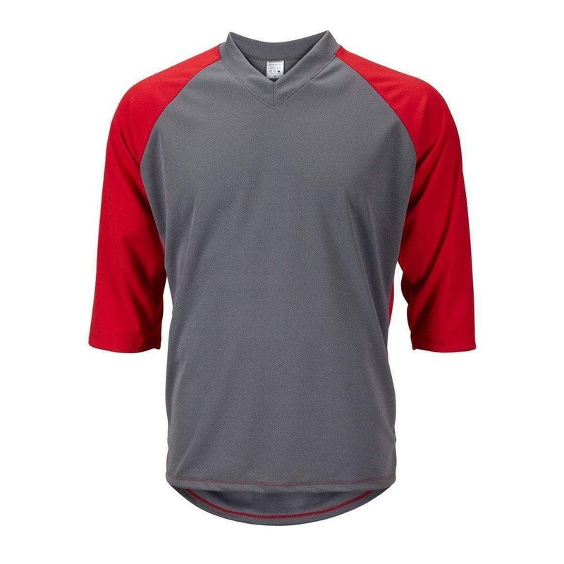Men’s Mountain Bike Jersey – Grey/Red Grey