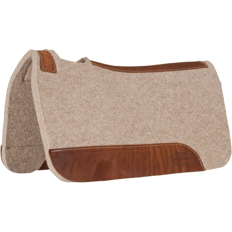 Mustang Tan Wool Contoured Pad