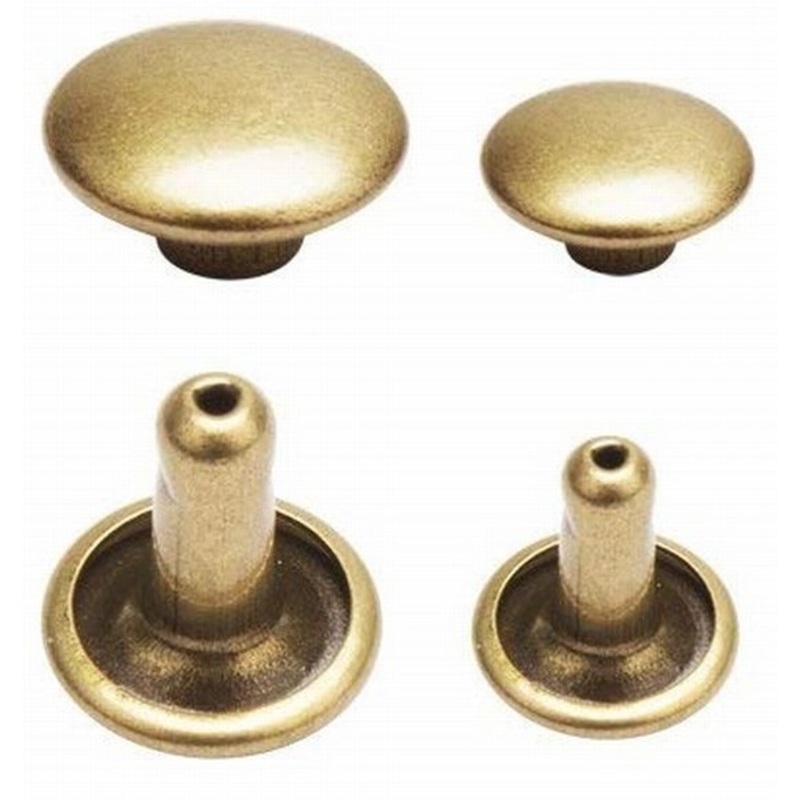 Rivet m and f ant brass 10mm 2060 per 2000