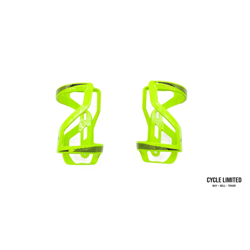 Specialized Zee Bottle Cage II Right and Left Load Hyper Green Pair 84g
