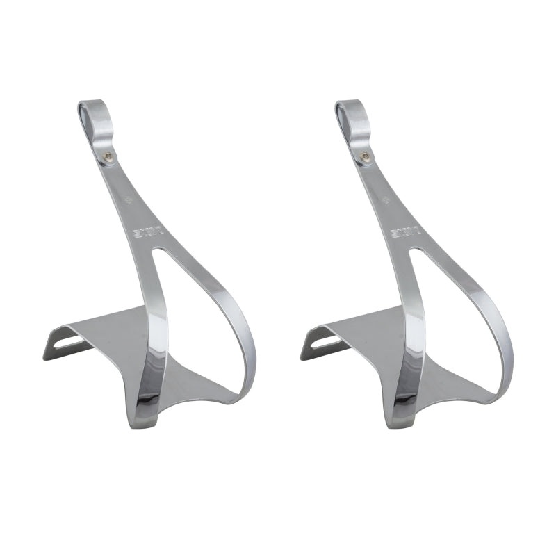Steel Toe Clips Large Chrome