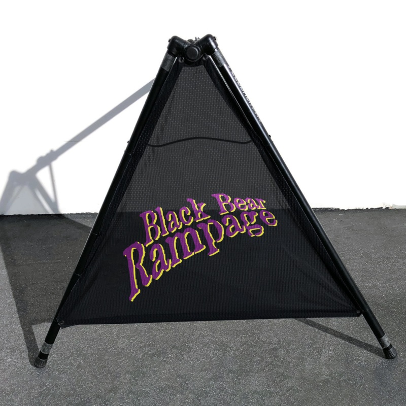 Black Bear Rampage 2024 Bike Rack Banners (Set of 2 Mesh Banners)