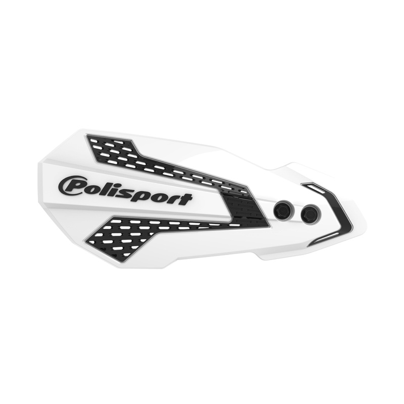 Mx Flow Handguards White/Black