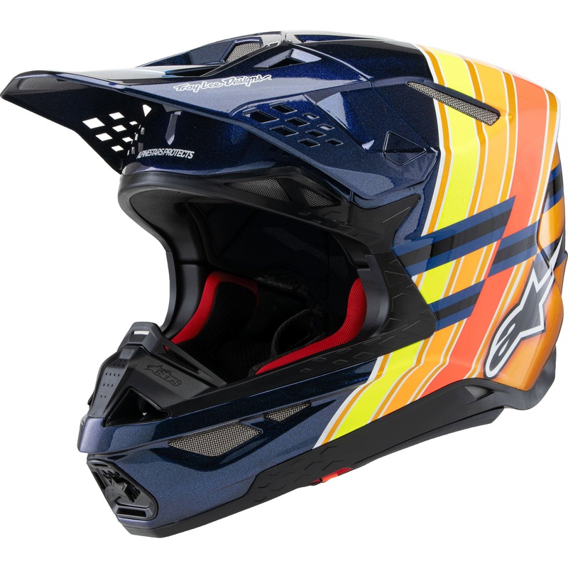 S M10 Tld Edition 25 Helmet Drk Blu/Org/Ylw Fluo/Red Md