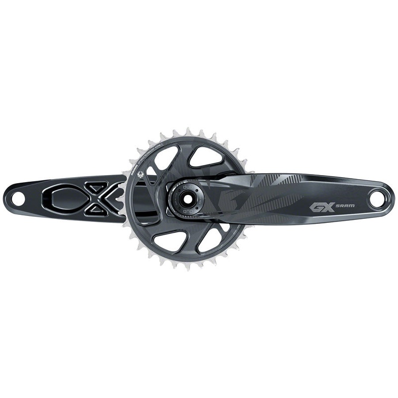 SRAM GX Eagle Fat Bike Crankset – 175mm 12-Speed 30t Direct Mount DUB Spindle Interface For 190mm Rear Spacing Lunar