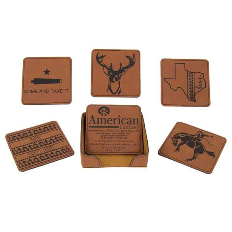 Teskey’s Customizable Coasters RAWHIDE