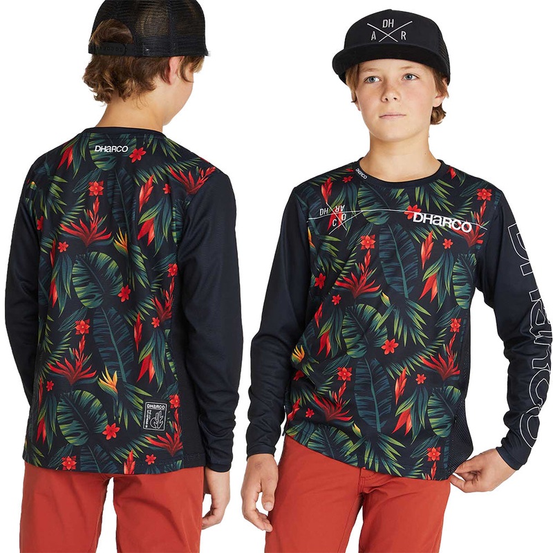 DHaRCO Youth Gravity Long Sleeve Jersey – Youth L – Tropical DH