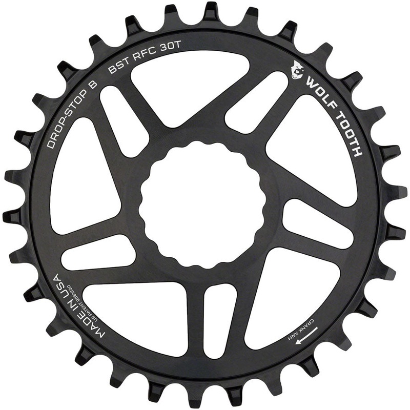 Wolf Tooth Direct Mount Chainring – 30t, RaceFace/Easton CINCH Direct Mount, Drop-Stop B, For Boost Cranks, 3mm Offset,