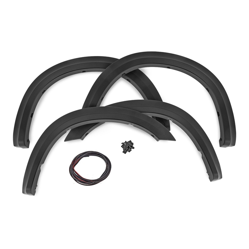 Rough Country | Fender Flares | Sport | PXQ Black Metallic | Ram 2500 (19-26)/3500 (19-25)  | S-D10917-PXQ