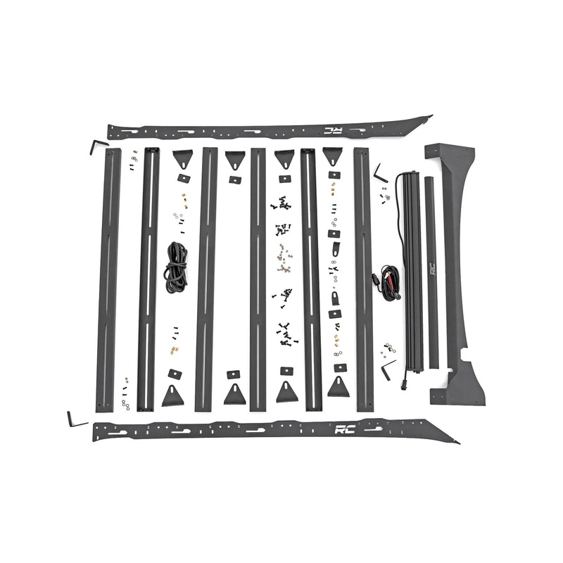 Rough Country | Roof Rack | FR 40 Inch Single Row BLK LED | Ford F-150 2WD/4WD (2015-2018) | 51021