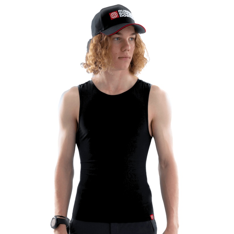 Rubber Side Down His Cargo Base Layer – S – Black