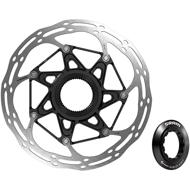 SRAM CenterLine X Disc Brake Rotor – 160mm, Center Lock, 1.85mm, Includes Internal Tooled Lockring