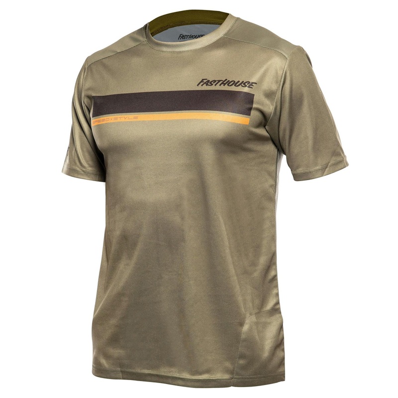 Fasthouse Impakt Cosmos Short Sleeve Jersey – S – Olive