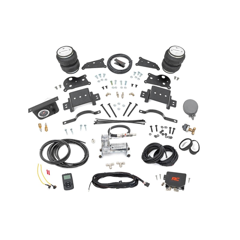 Rough Country | Air Spring Kit w/compressor | Wireless Controller | Ram 2500 2WD (2014-2026) | 10037WC