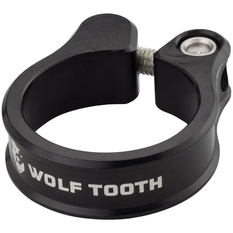 Wolf Tooth Seatpost Clamp – 28.6mm Bolt-On Black