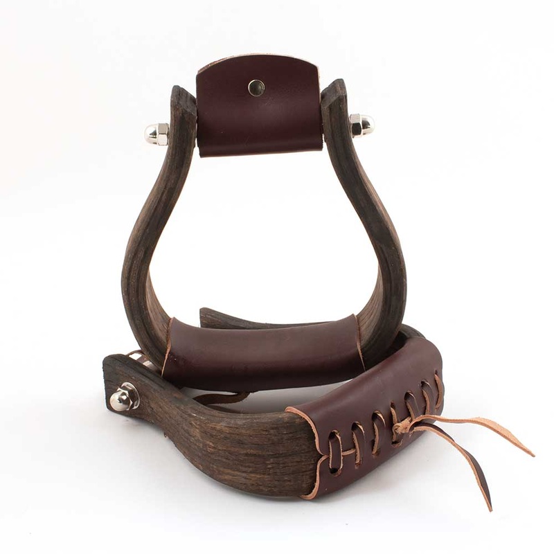 Partrade Open Range 2-1/4″ Wooden Bell Stirrups