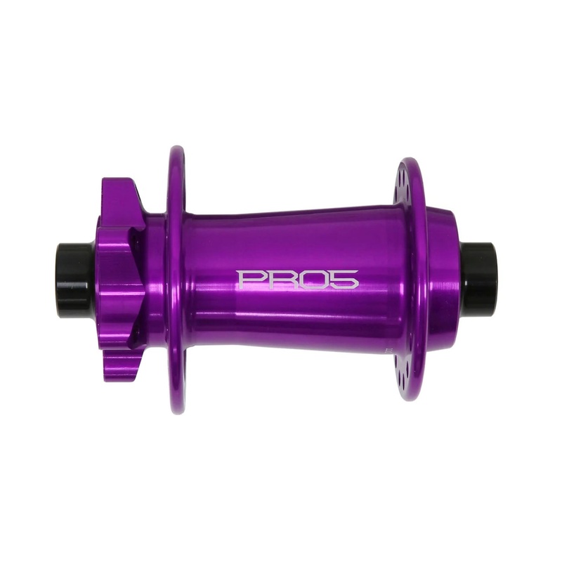 Pro 5 Front Hub – 15 x 110mm 6-Bolt Purple 32H