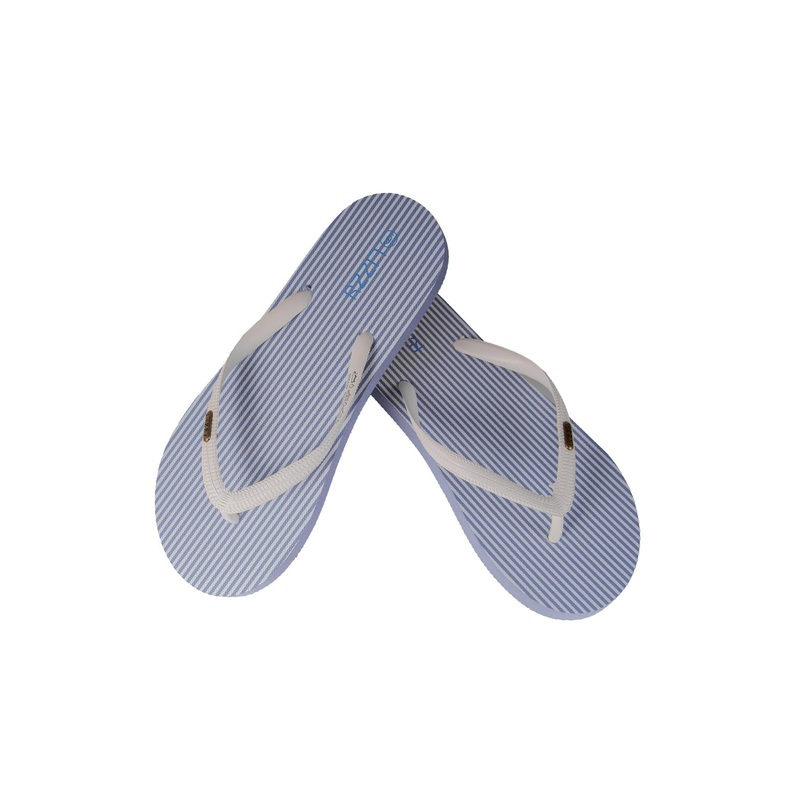 Saylore Ladies Slops Blue/White