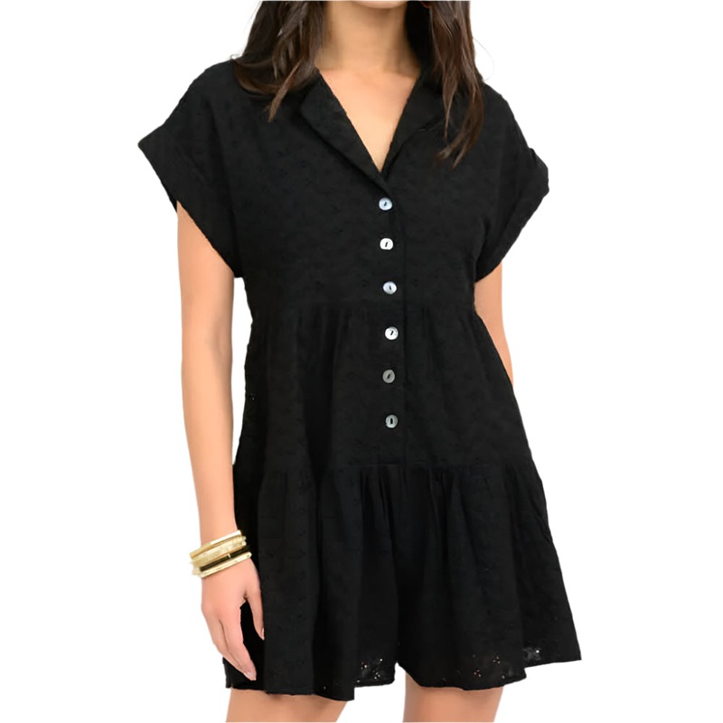 Uncle Frank Eyelet Romper