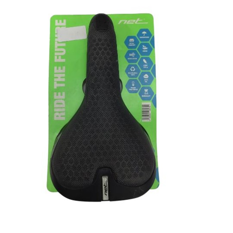 Bike Saddle Mesh Net Future Black and White