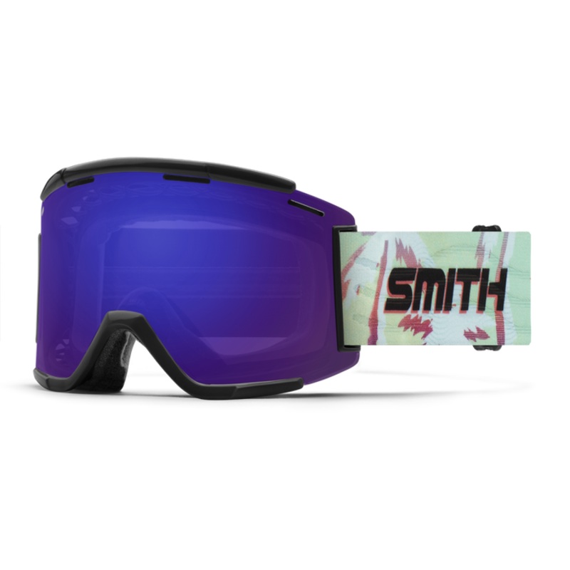 Smith Squad XL MTB Goggles – Dirt Surfer – ChromaPop Everyday Violet Mirror Lens