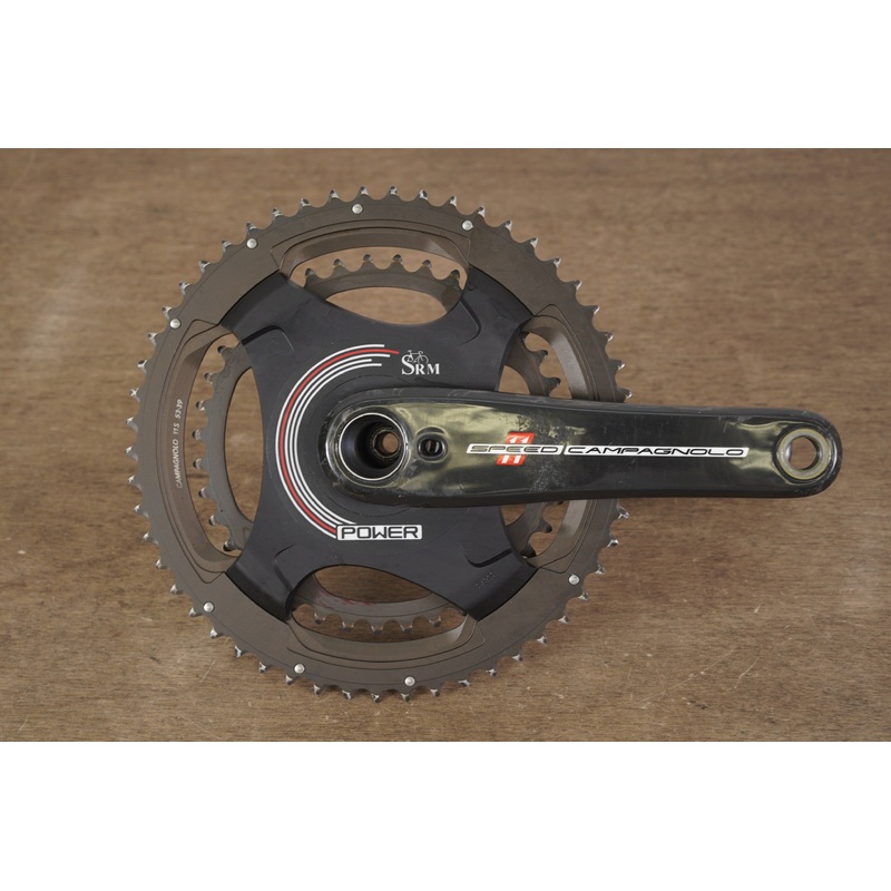 172.5mm 53/39T Campagnolo 11 Speed SRM Power Meter Road Carbon Crankset