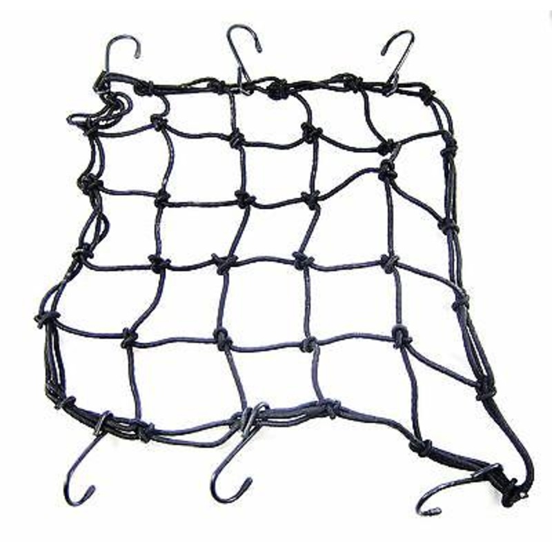 bungee Cargo Net 15″ x 15″ elastic black Triumph Norton BSA motorcycle