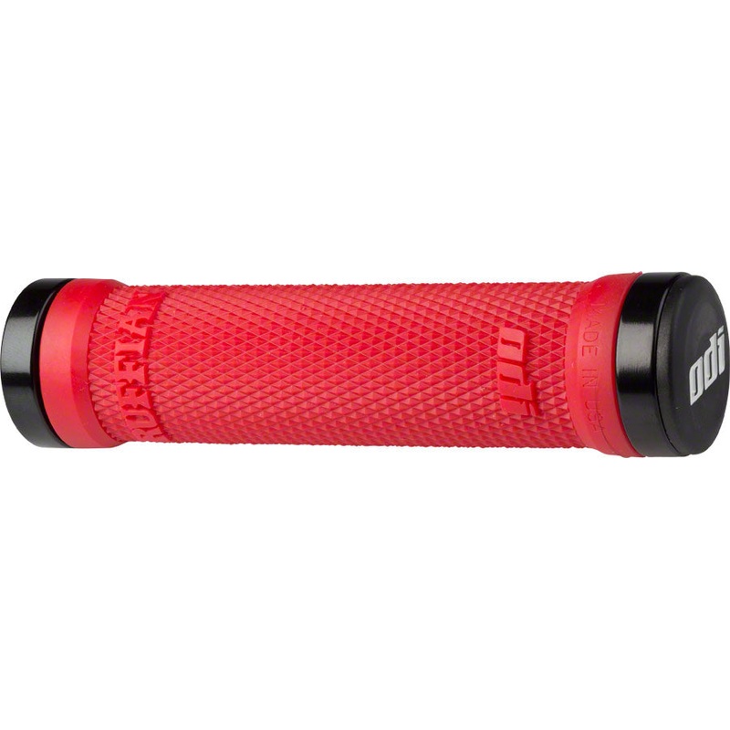 ODI Ruffian MTB Lock On Grips 130mm Bright Red