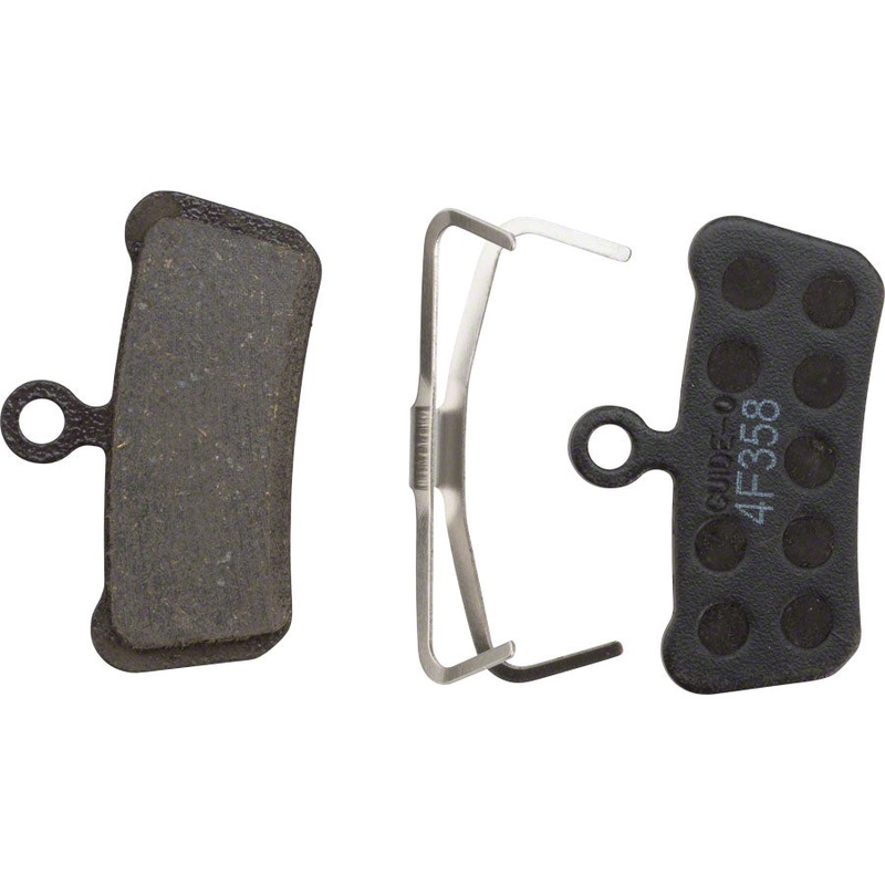 SRAM Disc Brake Pads – Organic Compound, Steel Backed, Quiet, For Trail, Guide, and G2