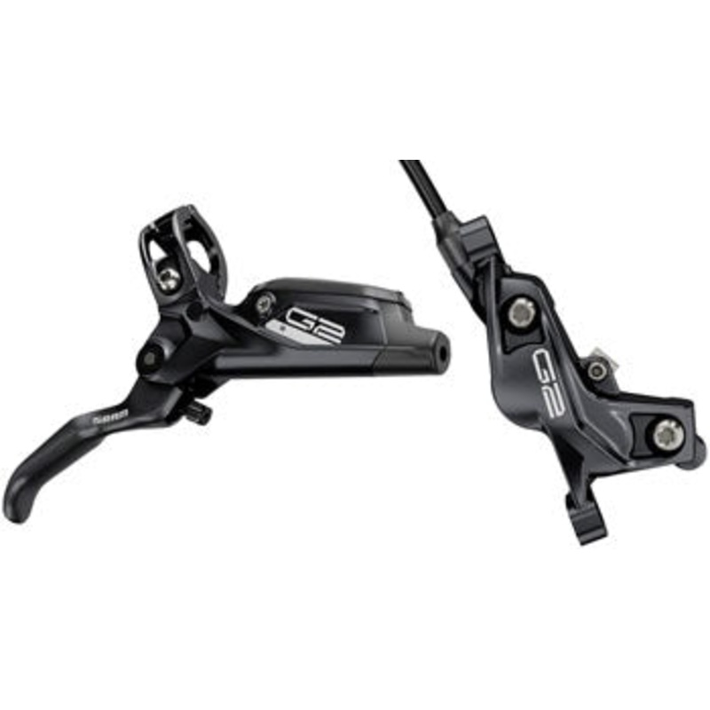 SRAM G2 R Disc Brake and Lever – Front, Hydraulic, Post Mount, Diffusion Black Anodized, A2