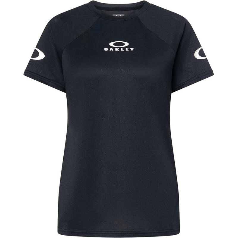 Oakley Ride Free Womens Short Sleeve Jersey – M – Blackout