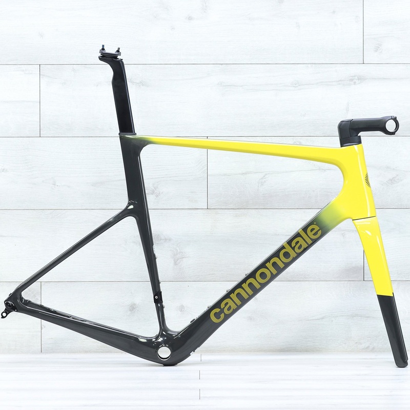 Cannondale SuperSix Evo High Mod Road Bike 700c Laguna Yellow Frameset – 2024, 58cm