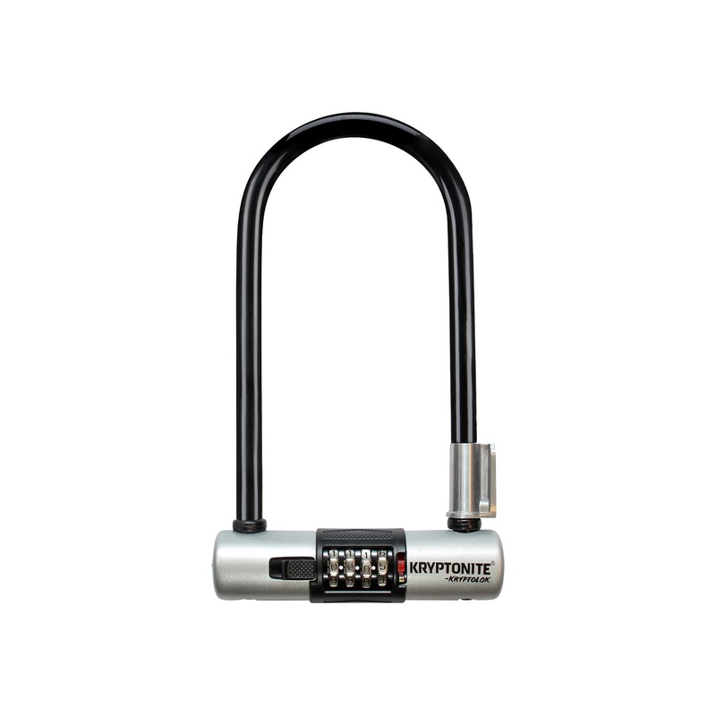 Kryptonite KryptoLok U-Lock – 4 x 9″ 4-Digit Combination BLK Includes bracket